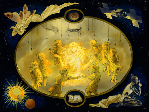 [OC] Childhood of the Planets