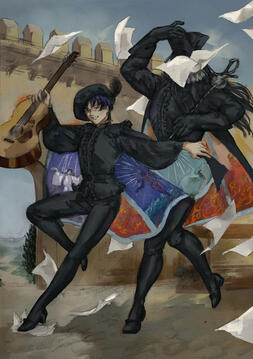 [Fan Work] Scaramuccia and Il Capitano